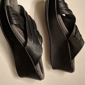 Dansko leather slide sandals